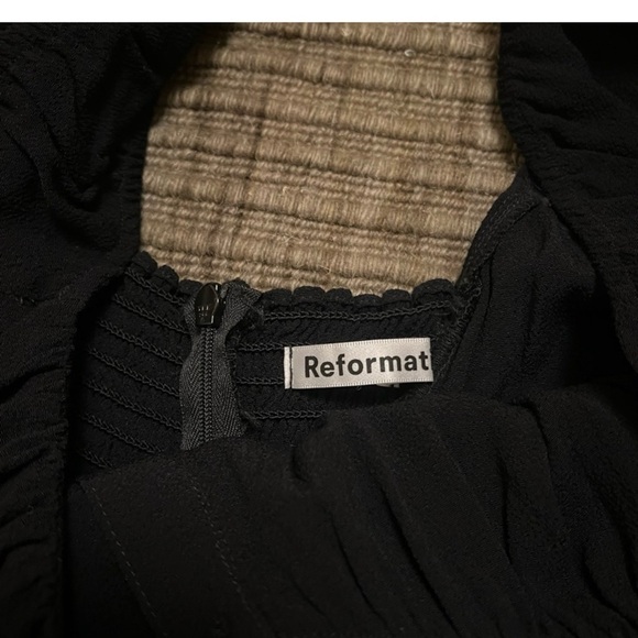 Reformation Mini Dress Black - Picture 5 of 7